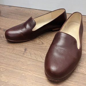 Nisolo Smoking Shoes in Brandy, sz 7.5